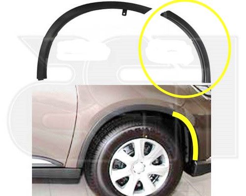 Рант переднього крила правий бампер Mitsubishi Outlander III '12-21, 7407A316