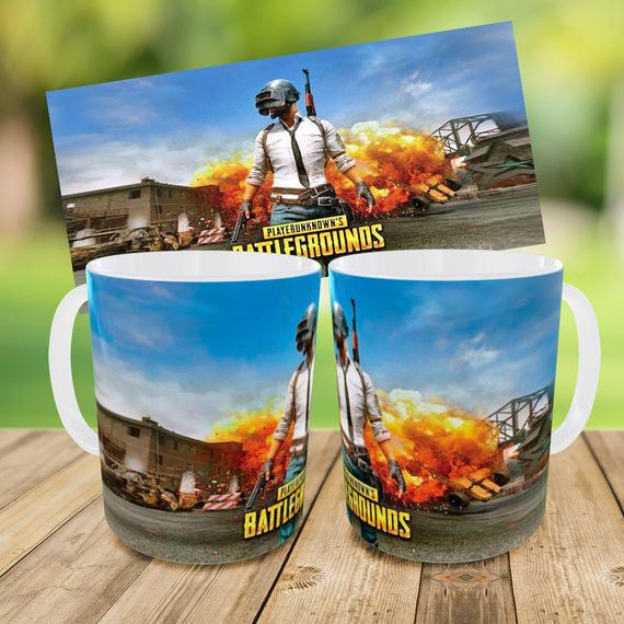 Набір: дитяча сумка-бананка+кружка Пабг «PUBG» 32х15см, бананка для хлопчика через плече на подарунок (00940) | Зображення 2