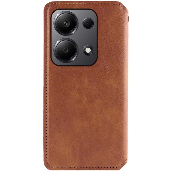 Кожаный чехол книжка GETMAN Cubic (PU) для Xiaomi Redmi Note 13 5G | Зображення 1