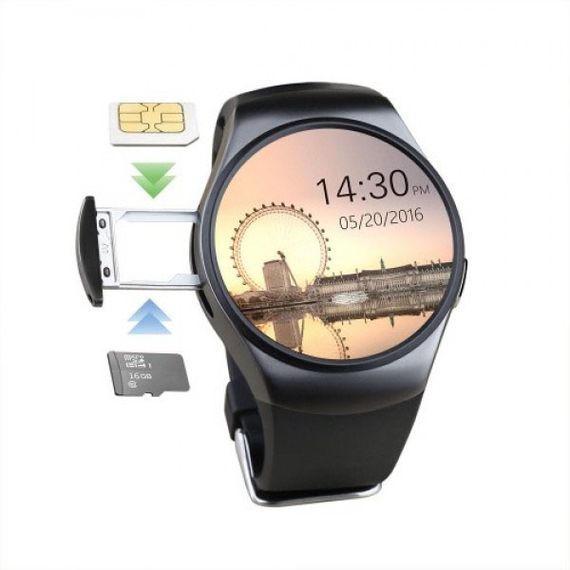 Умные Smart Watch KW18. Цвет: черный | Зображення 3