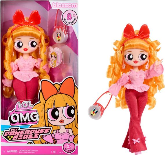 Лялька ЛОЛ Сюрприз ОМГ Суперкрихітки Квіточка з аксесуарами LOL Surprise OMG The Powerpuff Girls Blossom