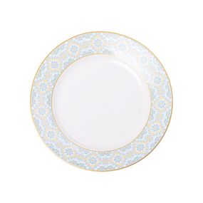 Тарілка десертна порцелянова 19 см з орнаментом HP-7-740