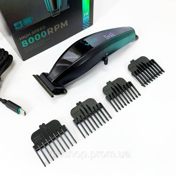 Домашние машинки для стрижки VGR V-974, Машинка для стрижки волос с различными насадками PA-67 | Зображення 8