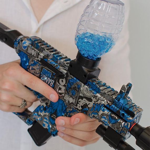 Автомат на гідрогелевих кульках (орбизах) Gel Energy Graffiti Blue | Зображення 6