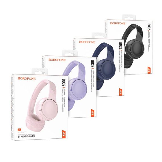 Бездротові навушники BOROFONE BO32 Show BT headphones Black | Зображення 2