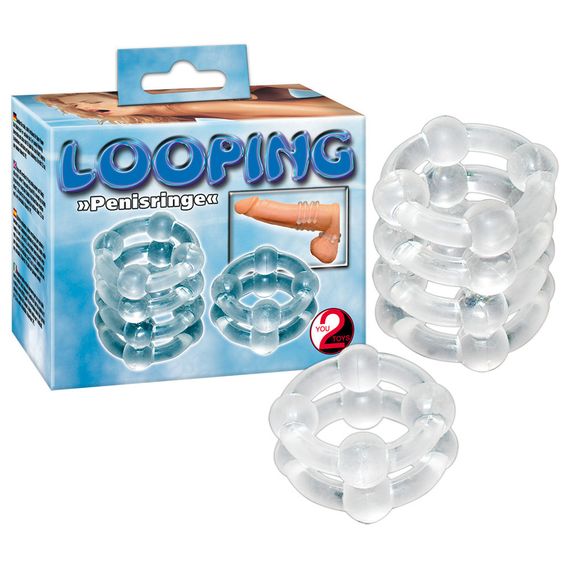 Ерекційні кільця - Looping Penis Rings Sex Aura | Зображення 5