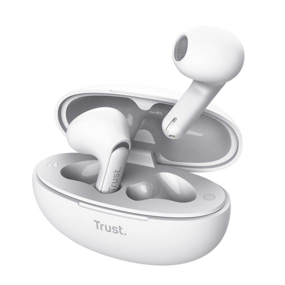 Навушники Trust TWS Yavi Earphones BT 5.3, ENC, SBC, Mic, Білий (25173_TRUST) | Зображення 5