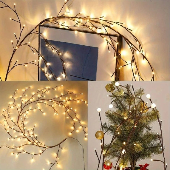Гірлянда 1,5 м 144 LED, USB, 8 режимів, тепле світло | Зображення 3
