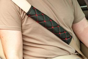 Накидка на ремни безопасности ECO (2 шт, EcoRed)