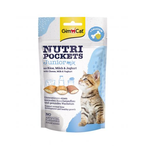 Вітамінні ласощі GimCat Nutri Pockets для кошенят з рибою 60 г