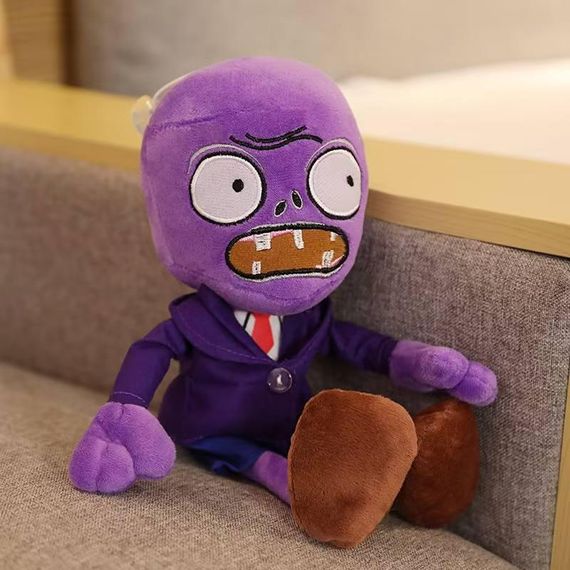 Мягкая Игрушка Plants vs Zombies Большой Зомби Фиолетовый 50 см Растения Против Зомби
