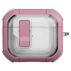 Футляр протиударний Locking Button для навушників Airpods 3 Pink