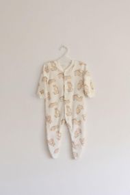 Чоловічки інтерлок принт Зайчики від 1 до 18 месяців