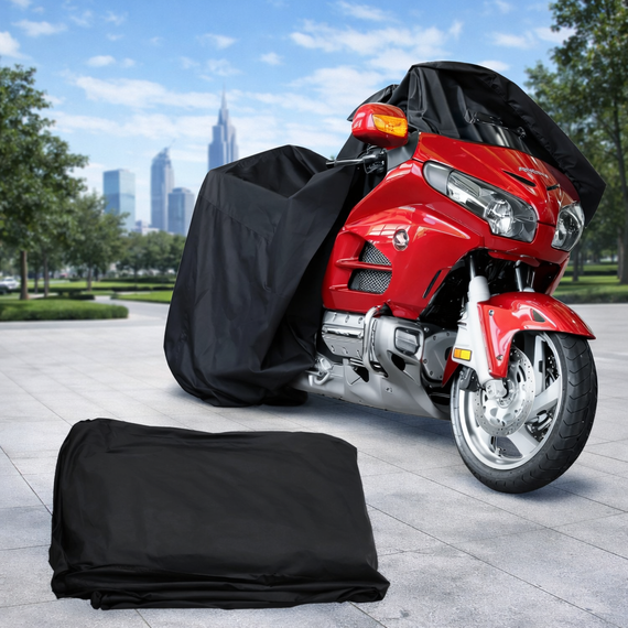 Чехол для мотоцикла, ветрозащитный, круглый 210T, M-размер AND-1586