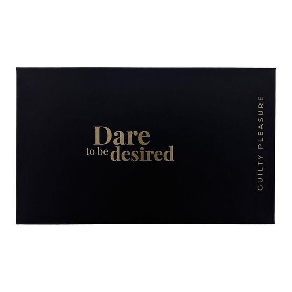 Поводок и ошейник Guilty Pleasure Pearl с жемчугом, черно-золотые Sex Aura | Зображення 9