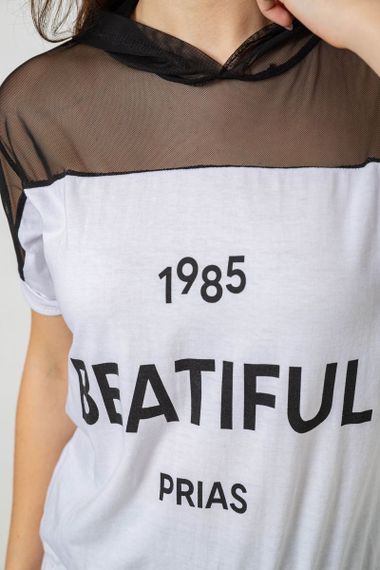 Пижама женская  -уценка, цвет белый, 243R1488-003-U-9 | Зображення 3