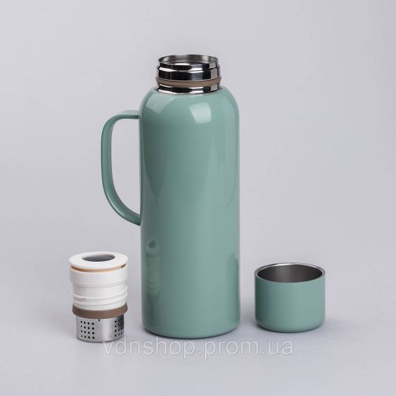 Термос Vacuum з датчиком температури на 820 мл м'ятний HP-14-55M | Зображення 3