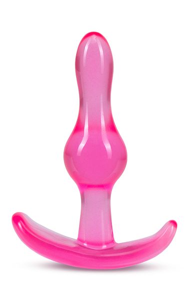 Анальний плаг B YOURS CURVY ANAL PLUG PINK, Рожевий