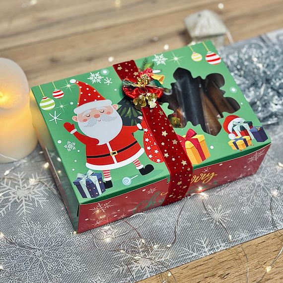 Подарунковий новорічний набір пастили «Тепло зимових свят» (три види пастили), 650 г | Зображення 1