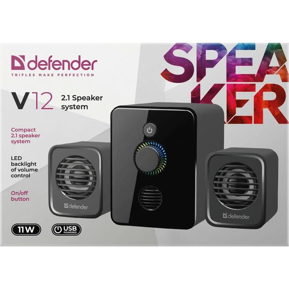 Акустична система Defender V12 USB Black (65212) | Зображення 5
