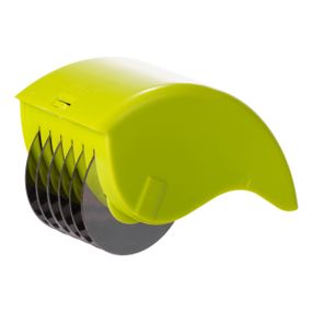 Роликовый нож слайсер для зелени 6 лезвий нож измельчитель для зелени 15×6×8 (см) Салатовый HP-8-71