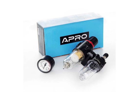 Редуктор давления с фильтром и лубрикатором Apro - 1/4" x 10 бар (850112) | Зображення 3