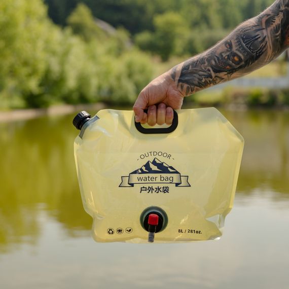 Канистра-пакет для питьевой воды с краном 8 (л) LU-031 | Зображення 1