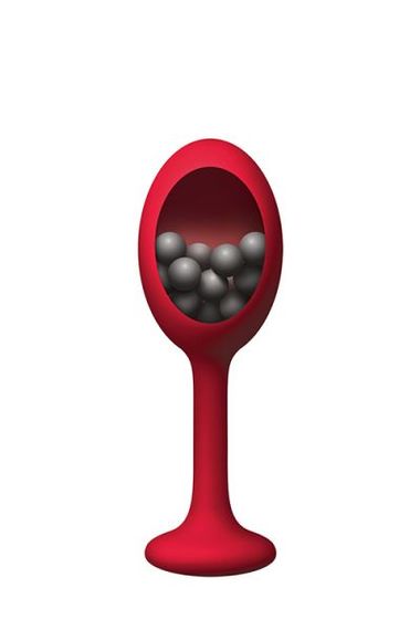 Унікальна анальна пробка RENEGADE Rattler RED, Червоний