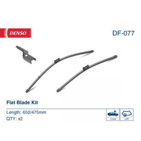 DF-077 DENSO - Комплект склоочисників Flat Blade Kit 650 / 475 мм