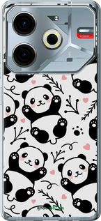 Чохол на Tecno POVA 6 Neo Панди "4318u-3753-2448"