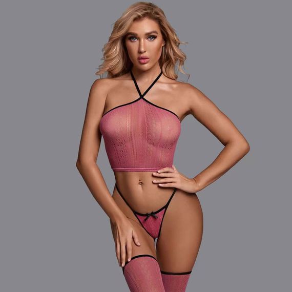 Еротичний комплект Babydoll 44 Рожевий 62522 | Зображення 2