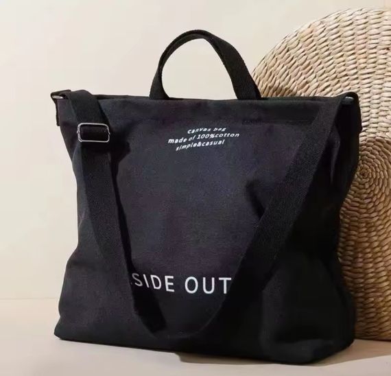 Сумка, кроссбоді, міцна тканина  black | Зображення 4