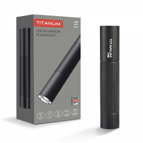 Ліхтарик LED портативний 300Lm 5000К чорний TLF-T14B Titanum
