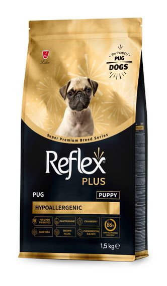 Сухий корм для цуценят породи мопс Reflex Plus Pug Puppy, 1.5 кг | Зображення 2