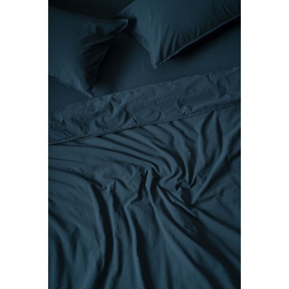 Комплект постельного белья SoundSleep Stonewash Adriatic евро dark blue синий | Зображення 4