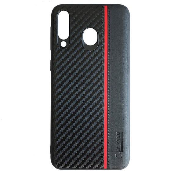 Чехол накладка Primo Cenmaso для Samsung Galaxy M30 2019 ( SM-M305 ) - Black&Red | Зображення 2