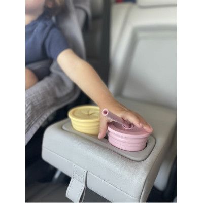 Поильник-непроливайка MinikOiOi Sip+Snack (Mellow Yellow/Powder Grey) (101100103) | Зображення 6