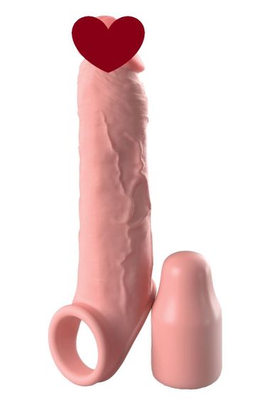 Насадка на пеніс Pipedream Fantasy X-tensions Elite бежева, 21 см Sex Aura