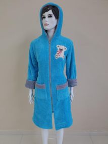 Халат Zeron 128010 Туреччина С  Велсофт Бірюзовий