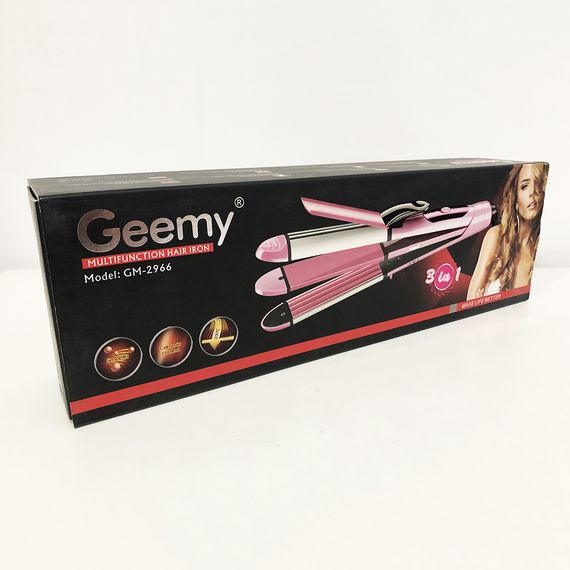 Щипцы выпрямитель мультистайлер 3 в 1 GEMEI GM-2966 t200 | Зображення 2