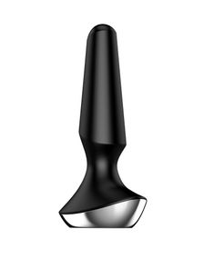 Анальна смарт-вібропробка Satisfyer Plug-ilicious 2, Чорний