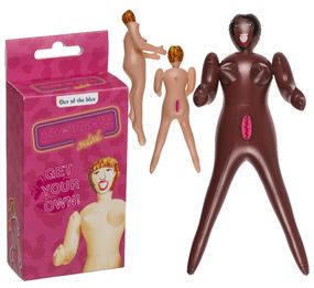 Надувна міні лялька Mini Blow Up Doll Mini Brunette, 66 см