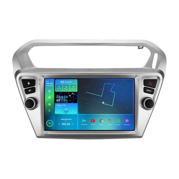 Штатна магнітола Torssen Peugeot 301/Citroen Elysee V2 FL9 4+64Gb 4G Carplay DSP | Зображення 1