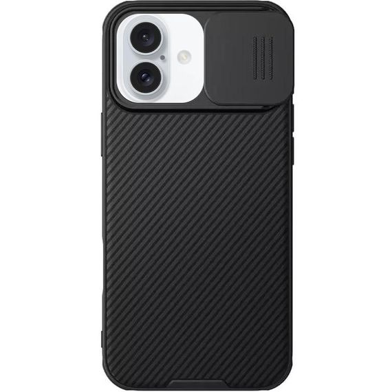 Карбонова накладка Nillkin CamShield Pro Magnetic для Apple iPhone 16 Plus (6.7") Black