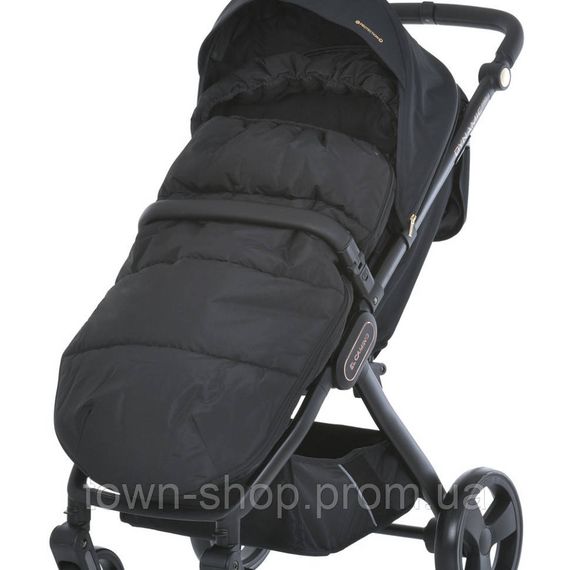 Конверт в коляску ME 1131 Footmuff Plus Black 100 х 53 см, застежки-молнии | Зображення 3