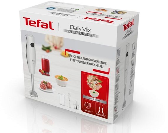 Блендер TEFAL HB533138 Dailymix 3в1,белый,600Вт (HB533138)