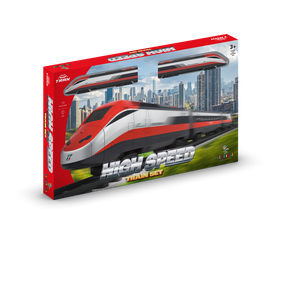 Детская железная дорога 72387 TRAIN SET - HIGH SPEED, в коробке (3858894672387)
