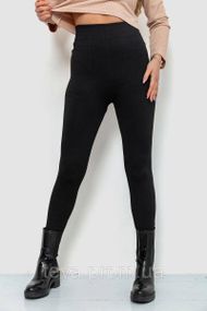 Лосини термо з начосом, колір чорний, розмір L-XXXL FA_008814