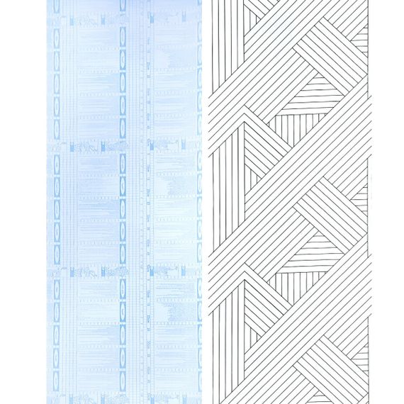 Самоклеюча плівка біла з орнаментом 0,45х10м SW-00001223 | Зображення 2