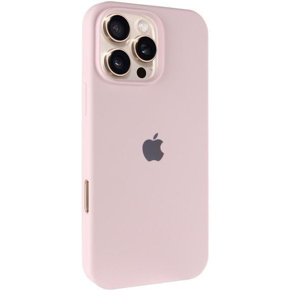 Чохол Silicone Case Full Protective (AA) для Apple iPhone 16 Pro Max (6.9") Рожевий / Chalk Pink